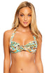 Luli Fama Untamed Front Twist Bralette Halter Top